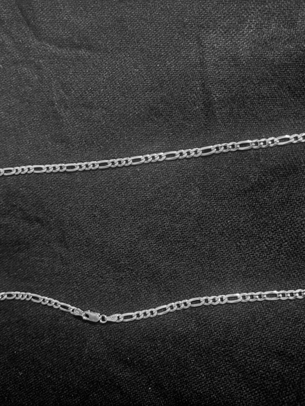 925 Italian Silver Figaro Necklace 18inch | 5.8gram | 3mm Lobster Clasp